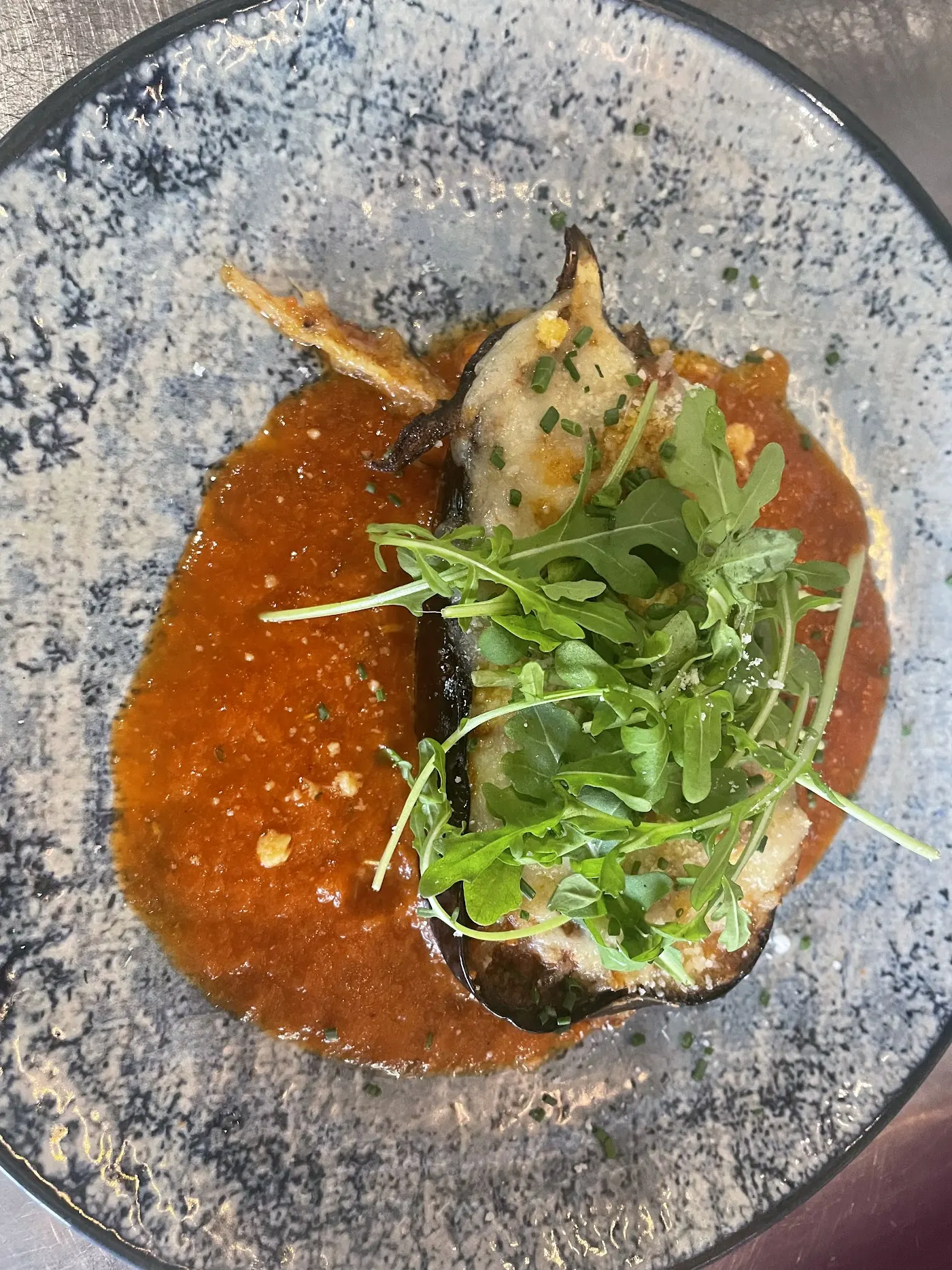 Albergínia a la brasa