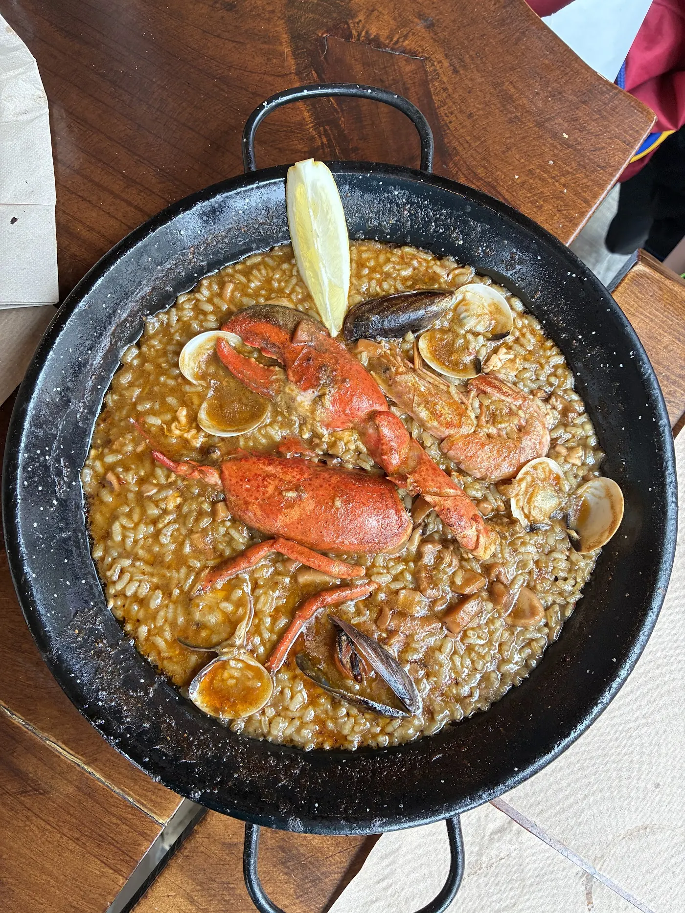 Paella de llamàntol